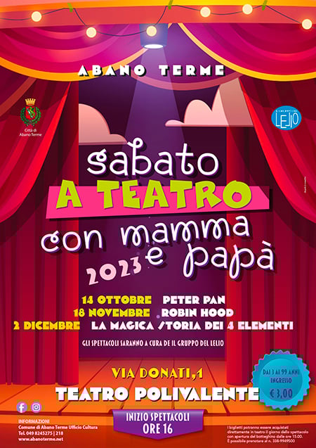 Sabato a teatro con mamma  papà