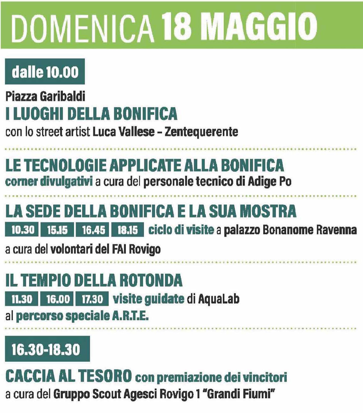 Bonifica_H24_2025_programma 18 maggio