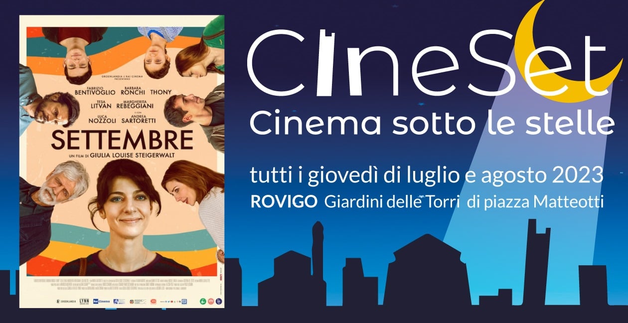 CINESET SETTEMBRE CINESET SETTEMBRE