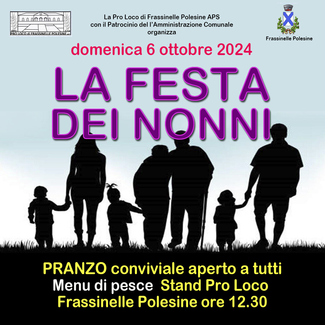 LA FESTA DEI NONNI FRASSINELLE 2024 LA FESTA DEI NONNI FRASSINELLE 2024