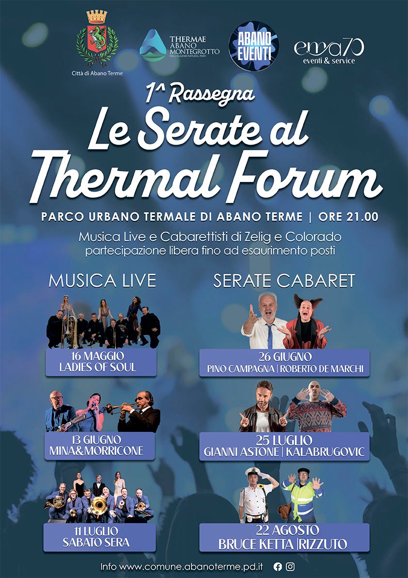 Locandina - Serate al Thermal Forum 2026