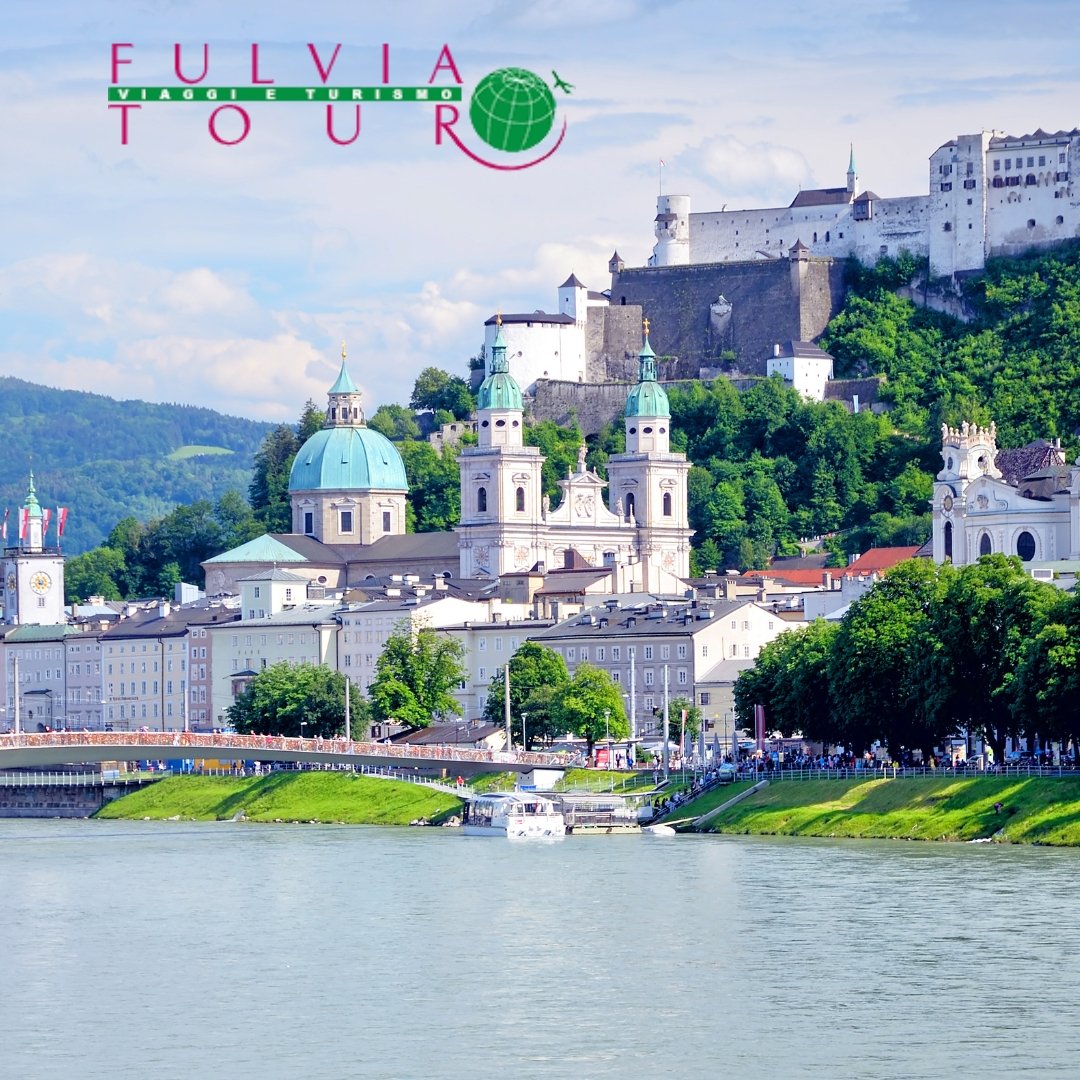 _VIENNA Fulvia Tour salisburgo citta vecchia sul fiume Salzach