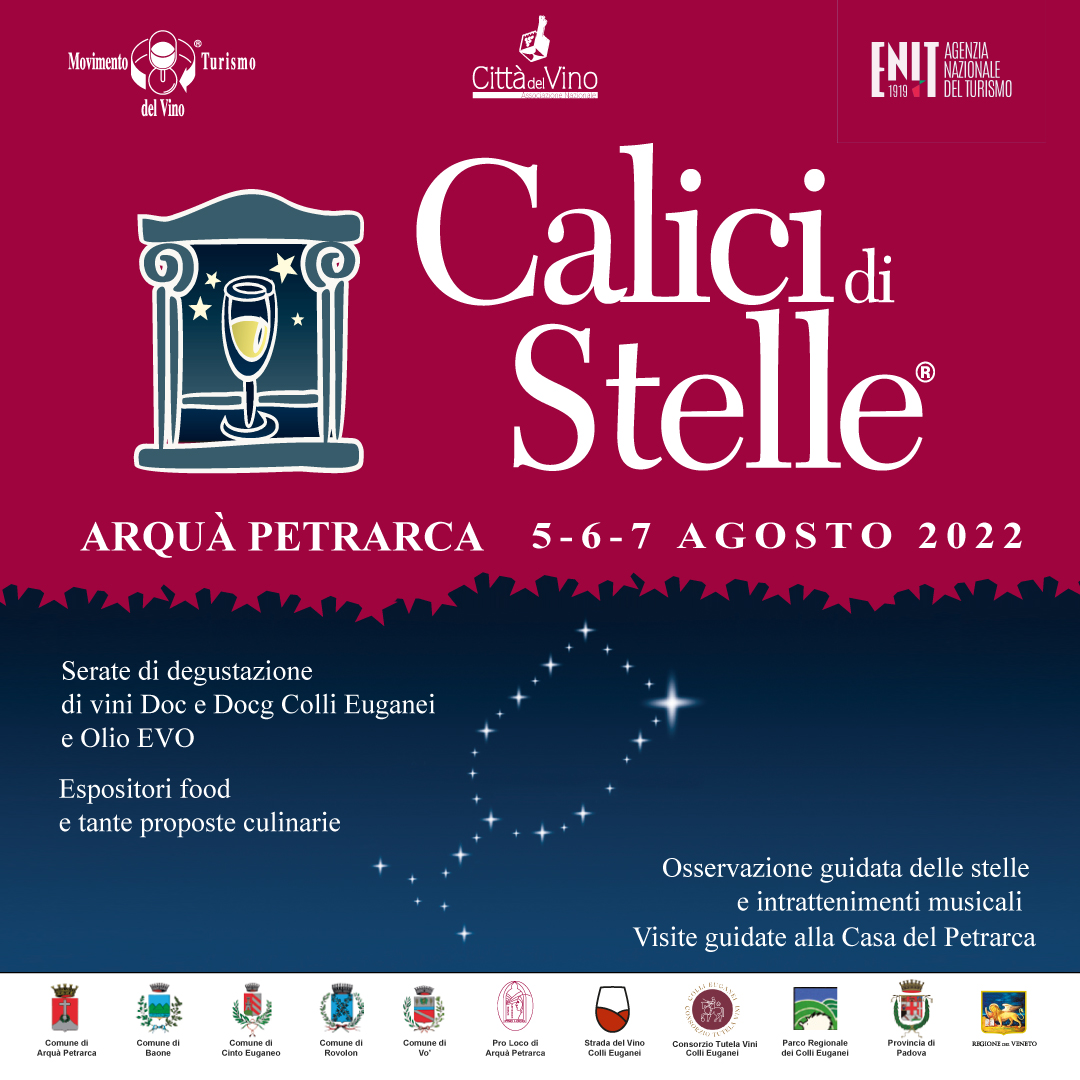 Calici di stelle euganei Arqua Petrarca 2022 Calici di stelle euganei Arqua Petrarca 2022