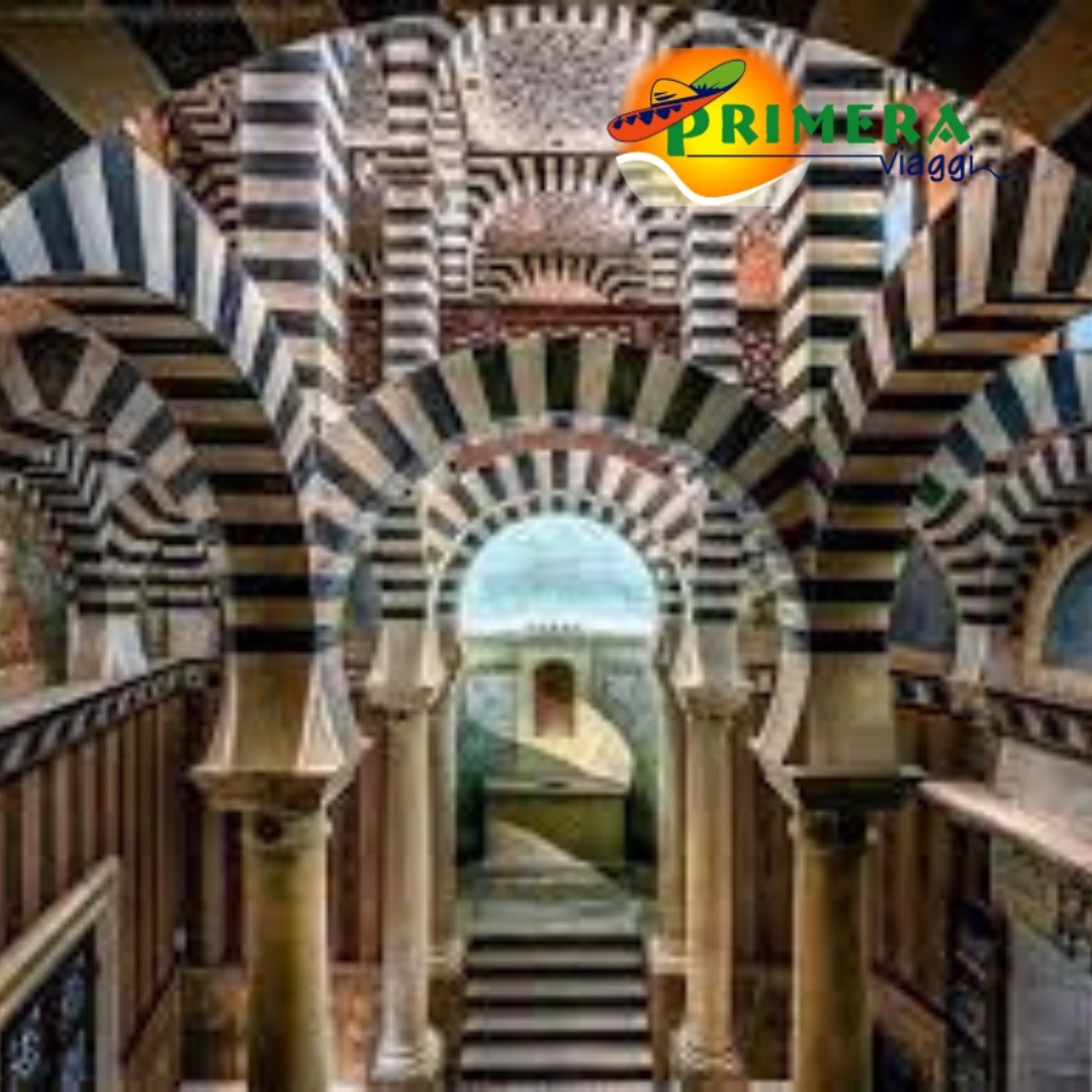 castello rocchetta mattei volte in marmo