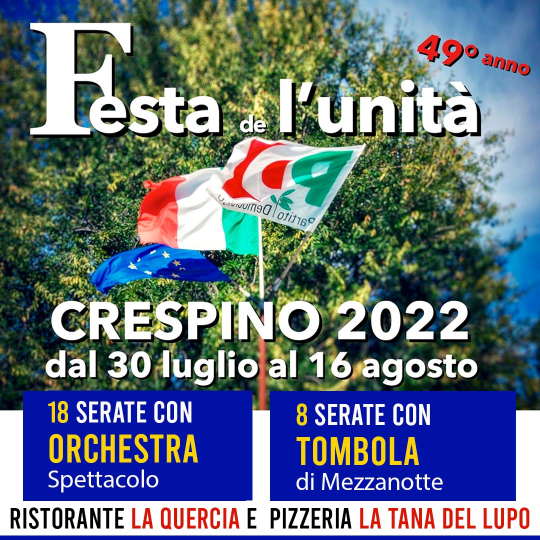Festa de L'Unità di Crespino_2022 