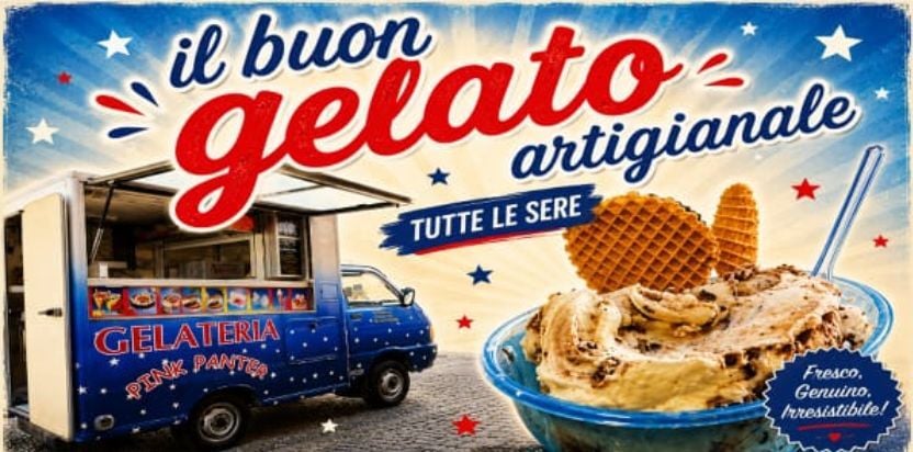 gelataio pink panter museo costa