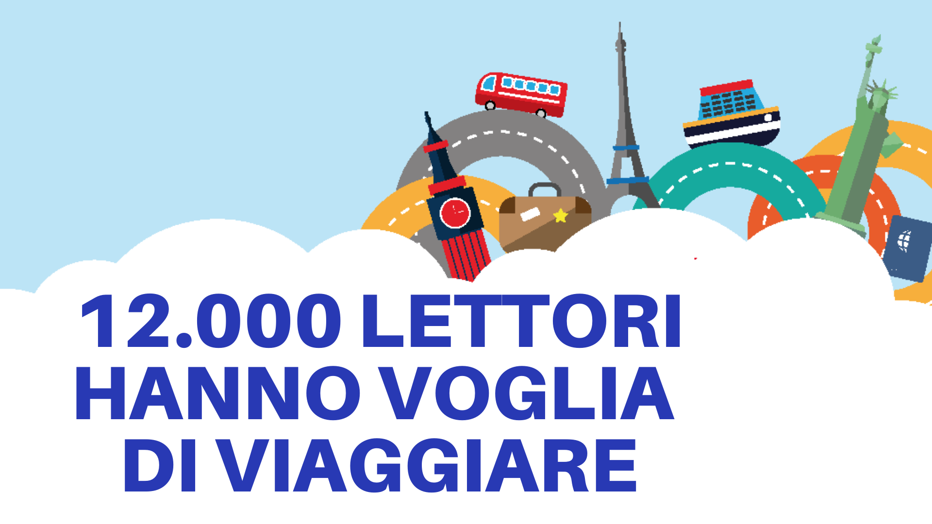 12.000 lettori hanno voglia di viaggiare 12.000 lettori hanno voglia di viaggiare