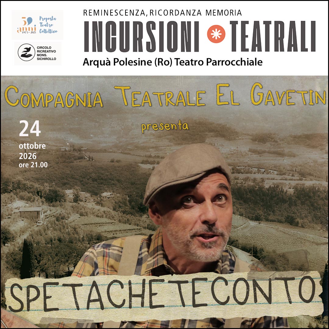 SPETA CHE TE CONTO Incursioni 1080 SPETA CHE TE CONTO Incursioni 1080
