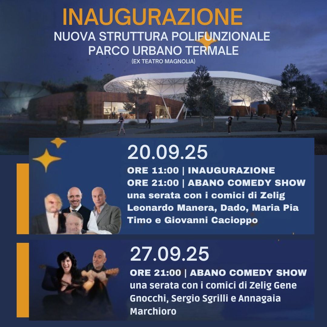 abano comedy show 2025 (1080 x 1080 px)