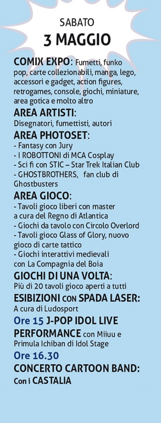 tre maggio 2025