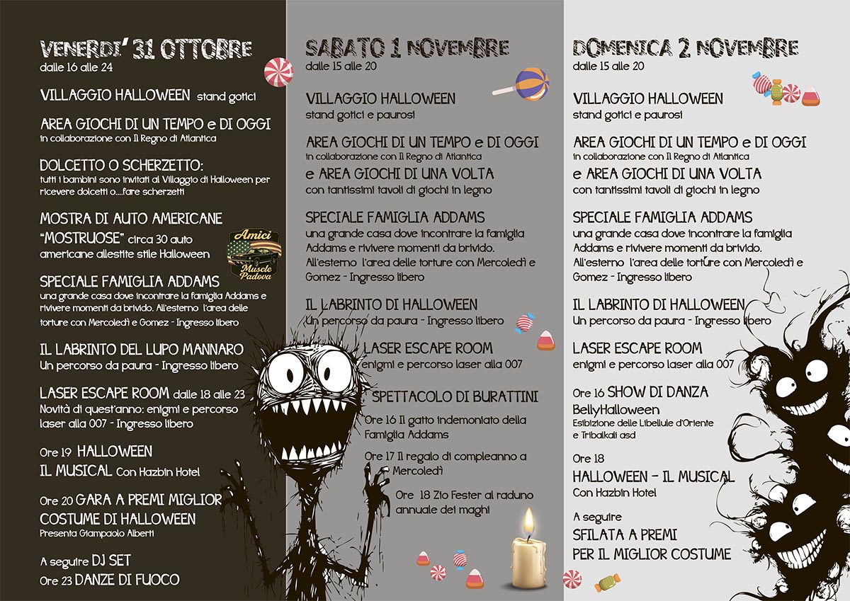 un mercatino da paura- volantino