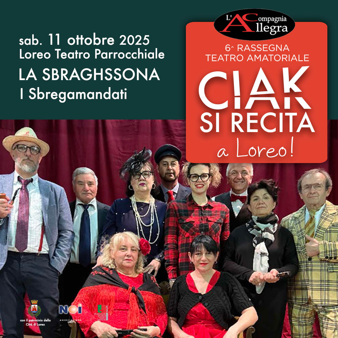 La Sbraghssona Ciak 2025 1080x1080 La Sbraghssona Ciak 2025 1080x1080