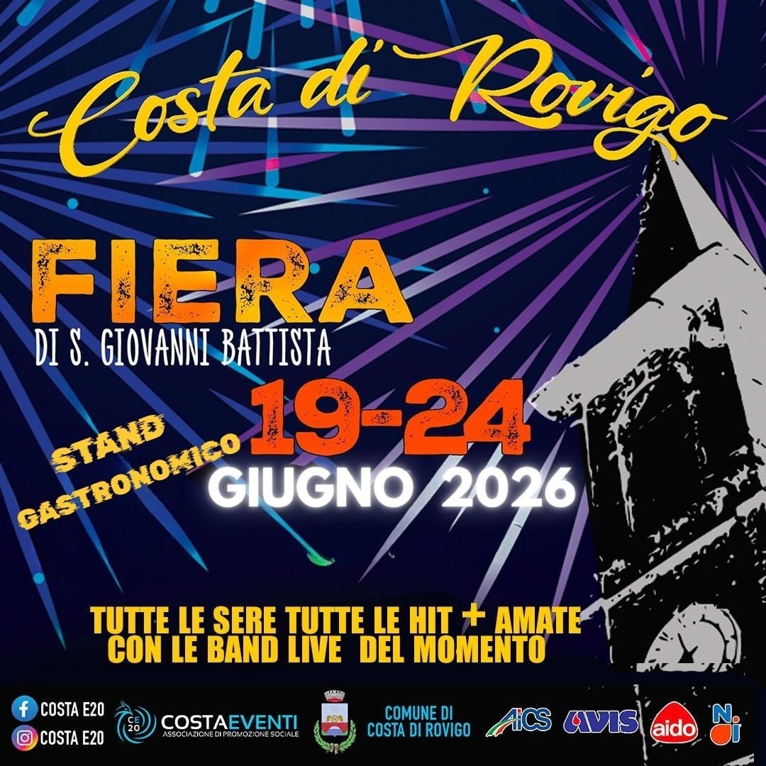 COSTA Q FIERA SAN GIOVANNI GIUGNO 2026 COSTA Q FIERA SAN GIOVANNI GIUGNO 2026