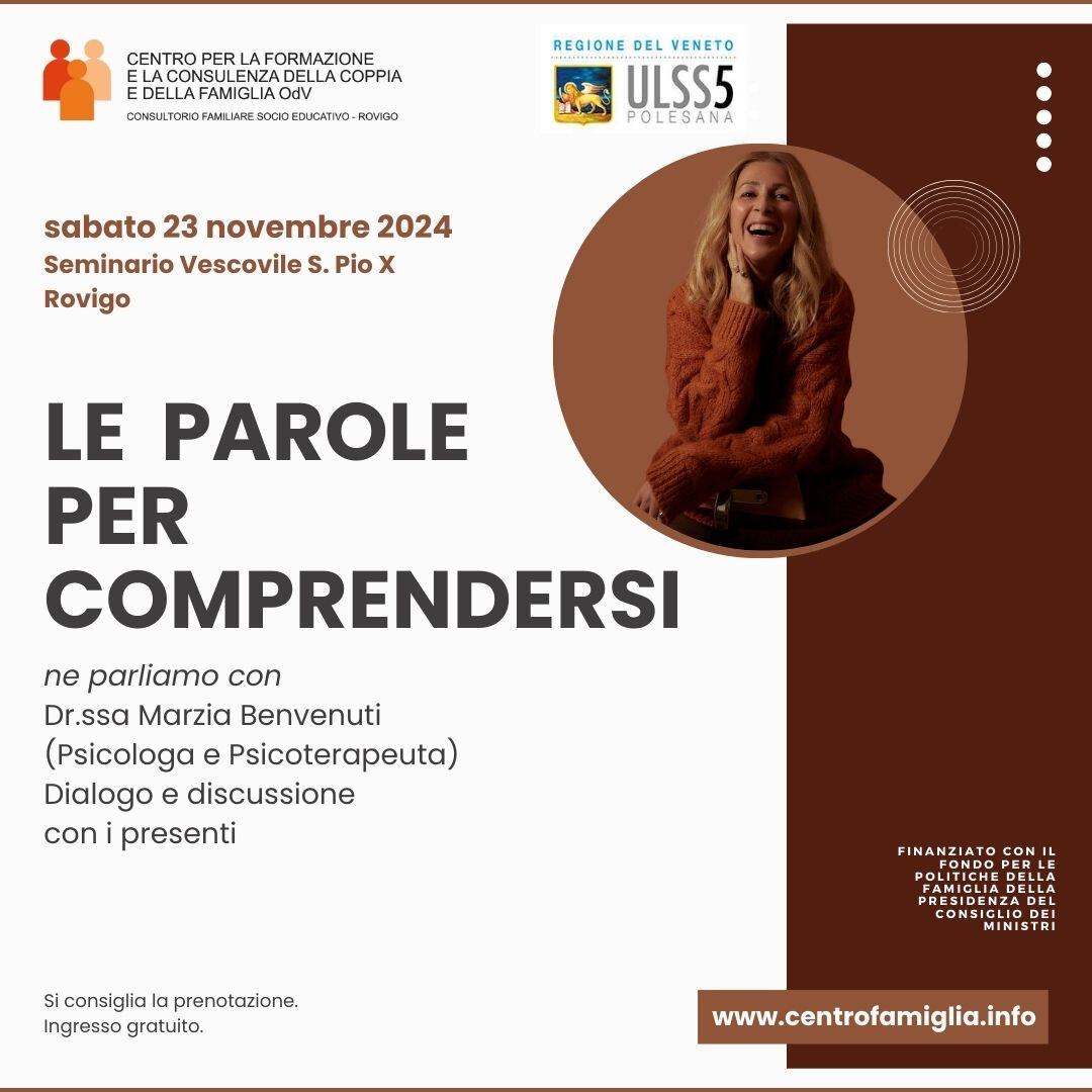 Le Parole per comprendersi Le Parole per comprendersi