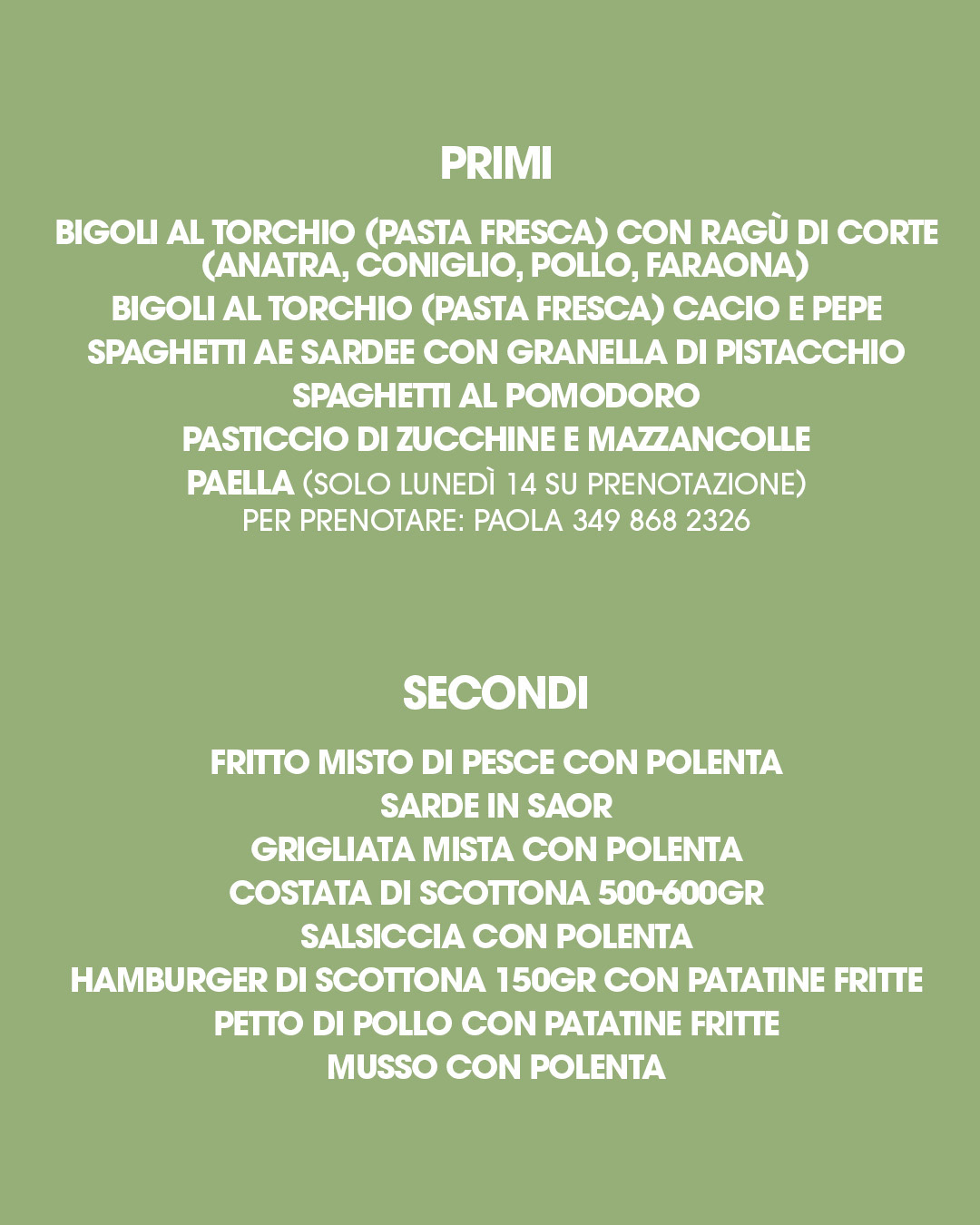 Primi secondi FIERA di LUSIA