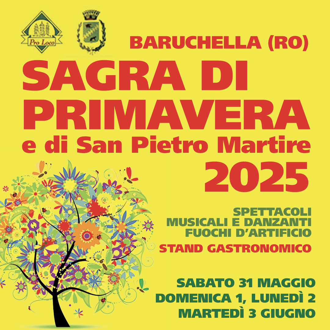 Sagra di Primavera Baruchella 2025 Sagra di Primavera Baruchella 2025