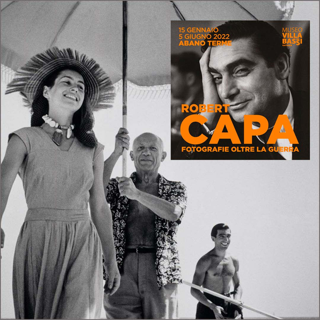 Robert Capa- Pablo Picasso con Francoise Gilot