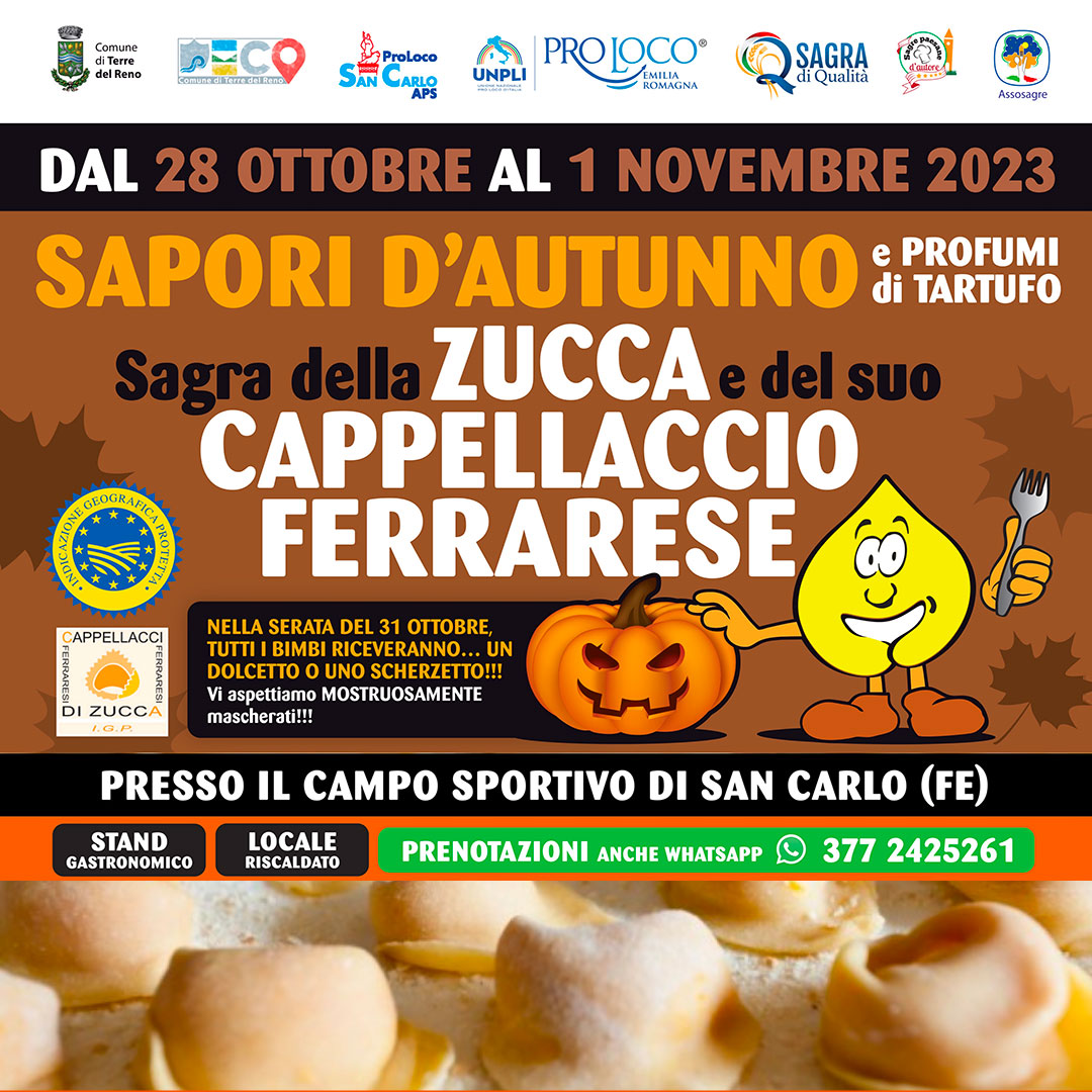 Sagra Della Zucca E Del Suo Cappellaccio Sapori D Autunno