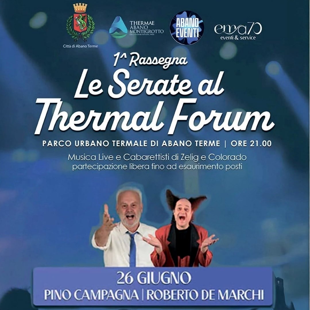 Le serate al hermal forum. CABARET 1080