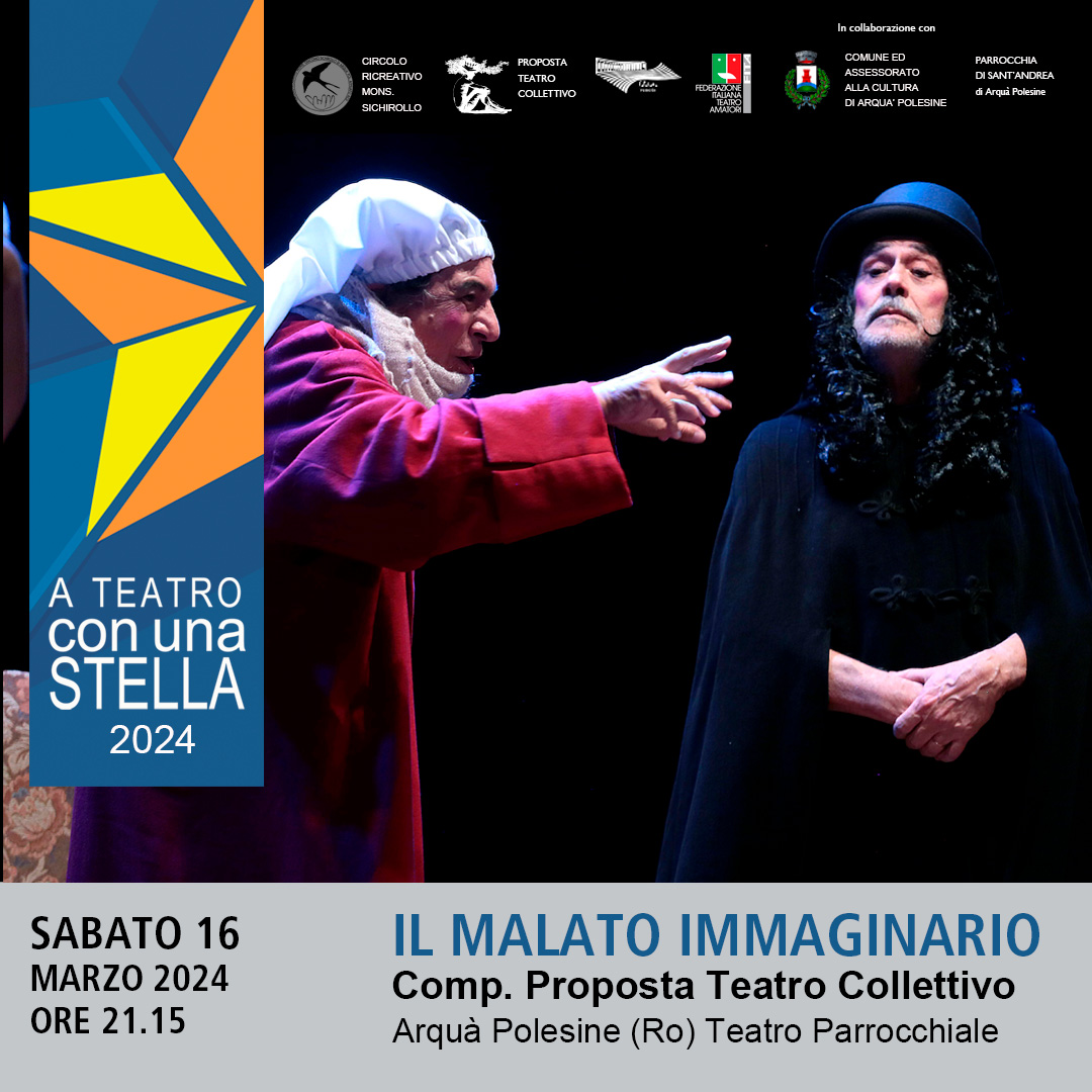 Il malato immaginario A teatro con una stella-2024 Q