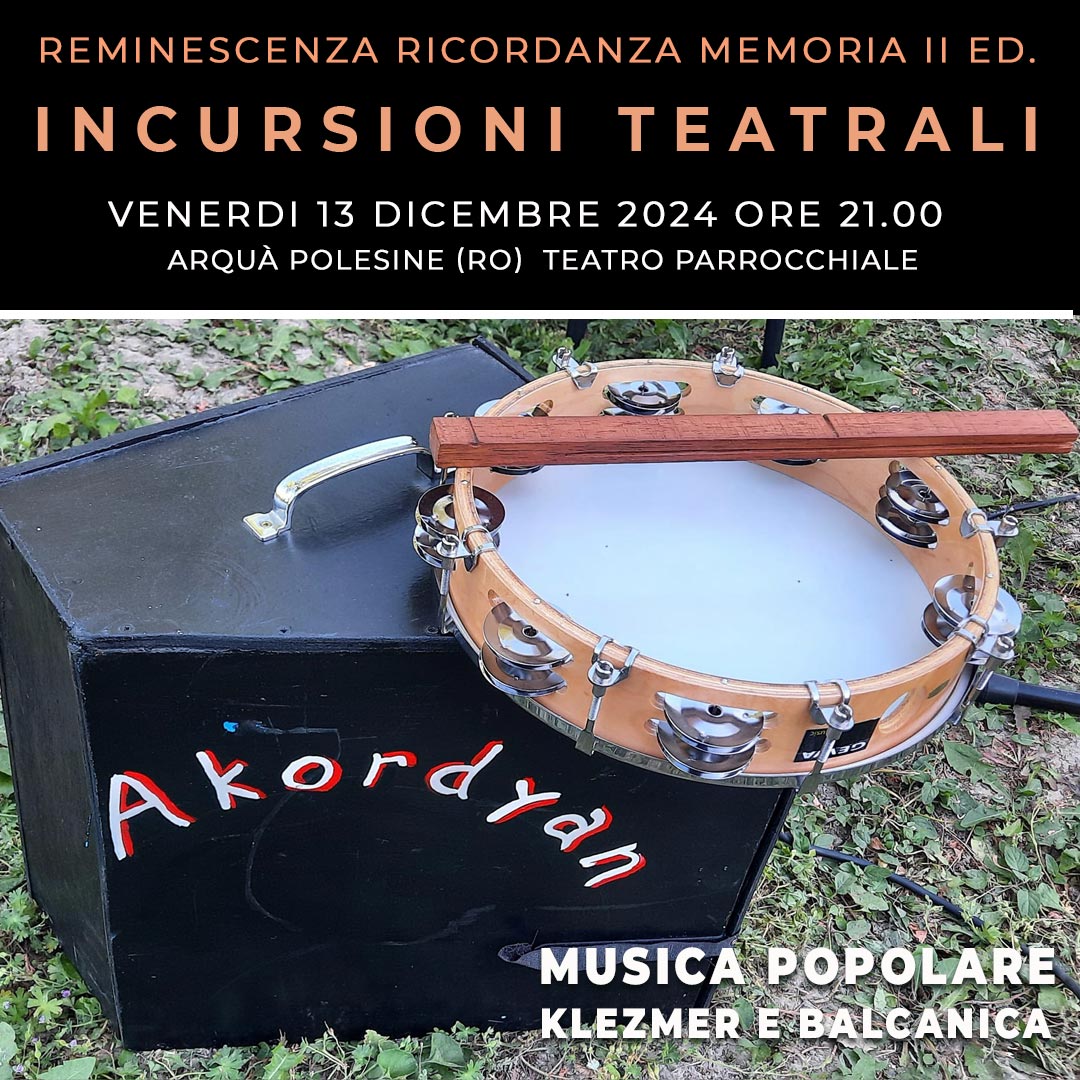 Incursioni teatrali - Musica Popolare