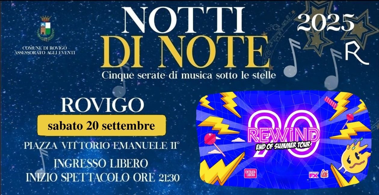 notti di note 20 settembre con rewind 90 notti di note 20 settembre con rewind 90