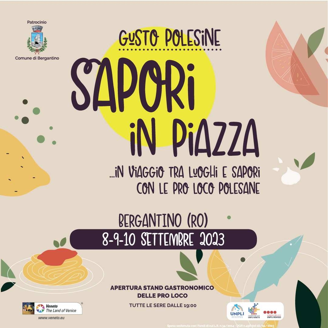 Sapori in Piazza Bergantino Sapori in Piazza Bergantino