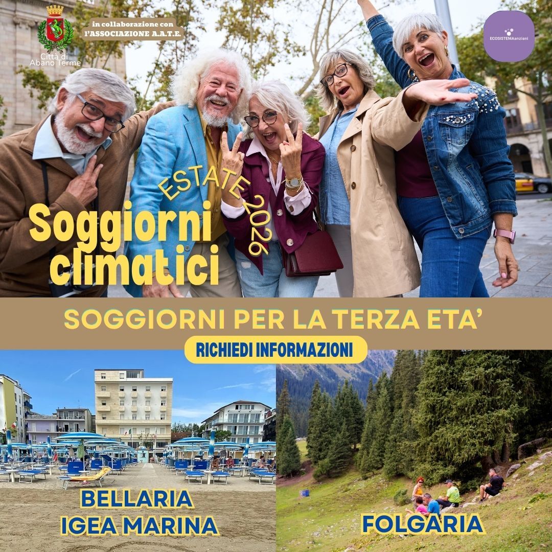 soggiorni COMUNE ABANO TERME climatici FB 2026